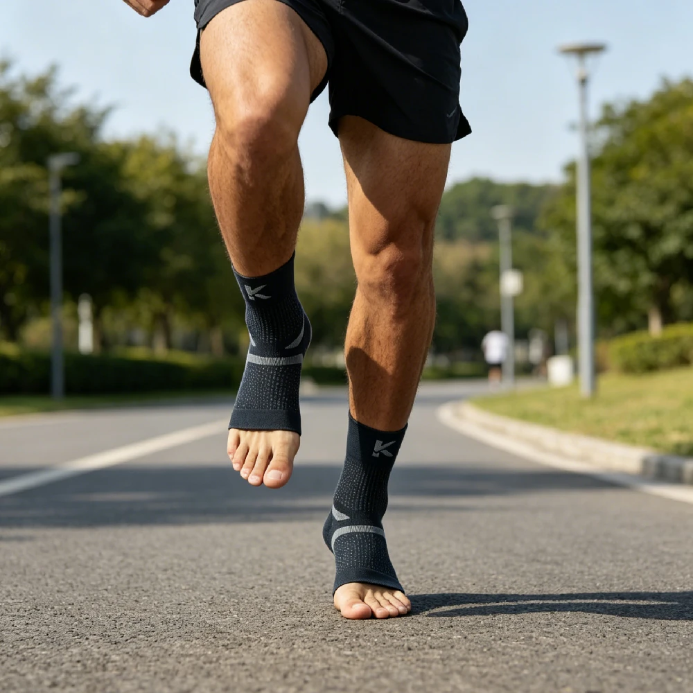 Ankle Brace Sock - زوج واحد من أكمام دعم الكاحل