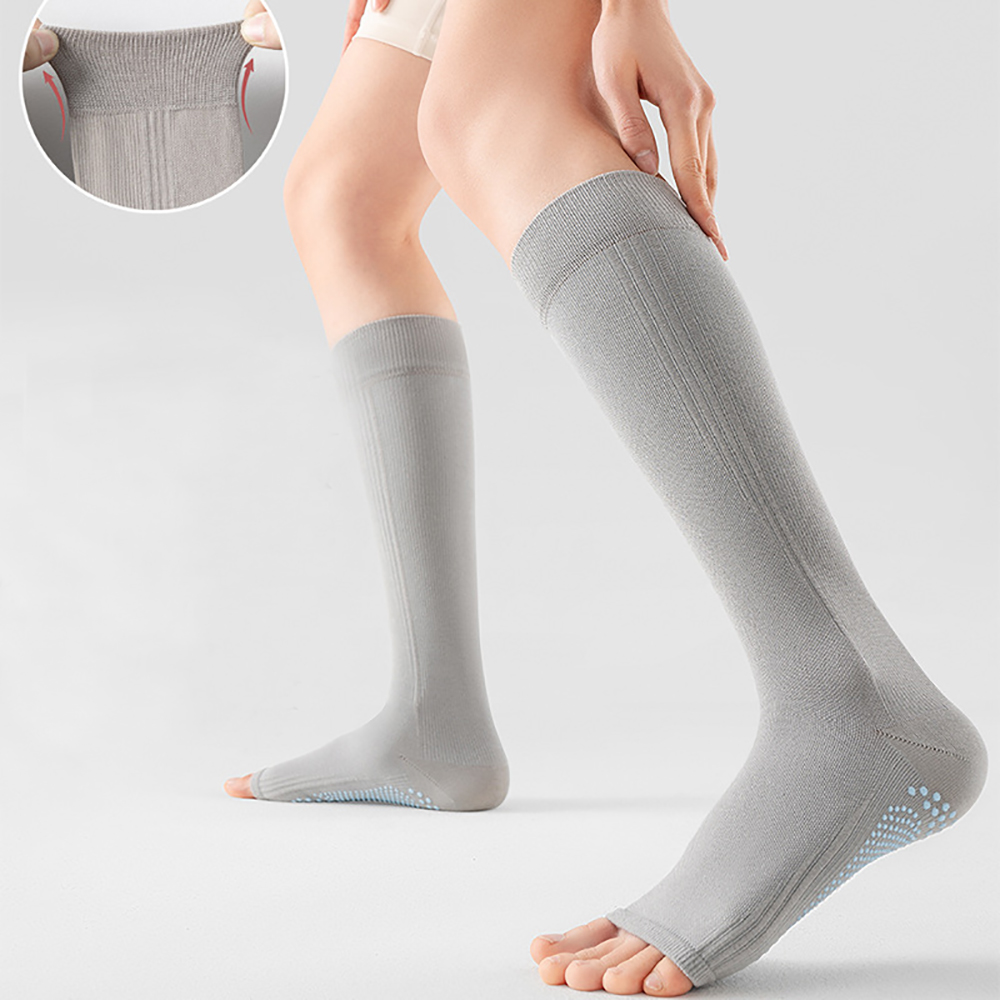 جوارب يوغا احترافية مفتوحة الأ - مراجعة Compression Sleeve Calf وسعره