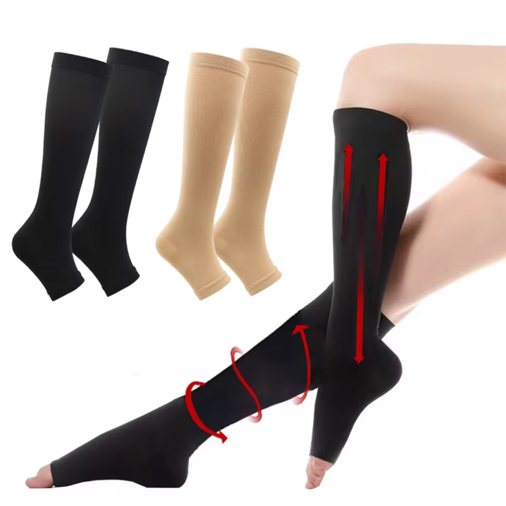 جوارب طبية ضاغطة للساق بتصميم  - مراجعة Compression Sleeve Calf وسعره