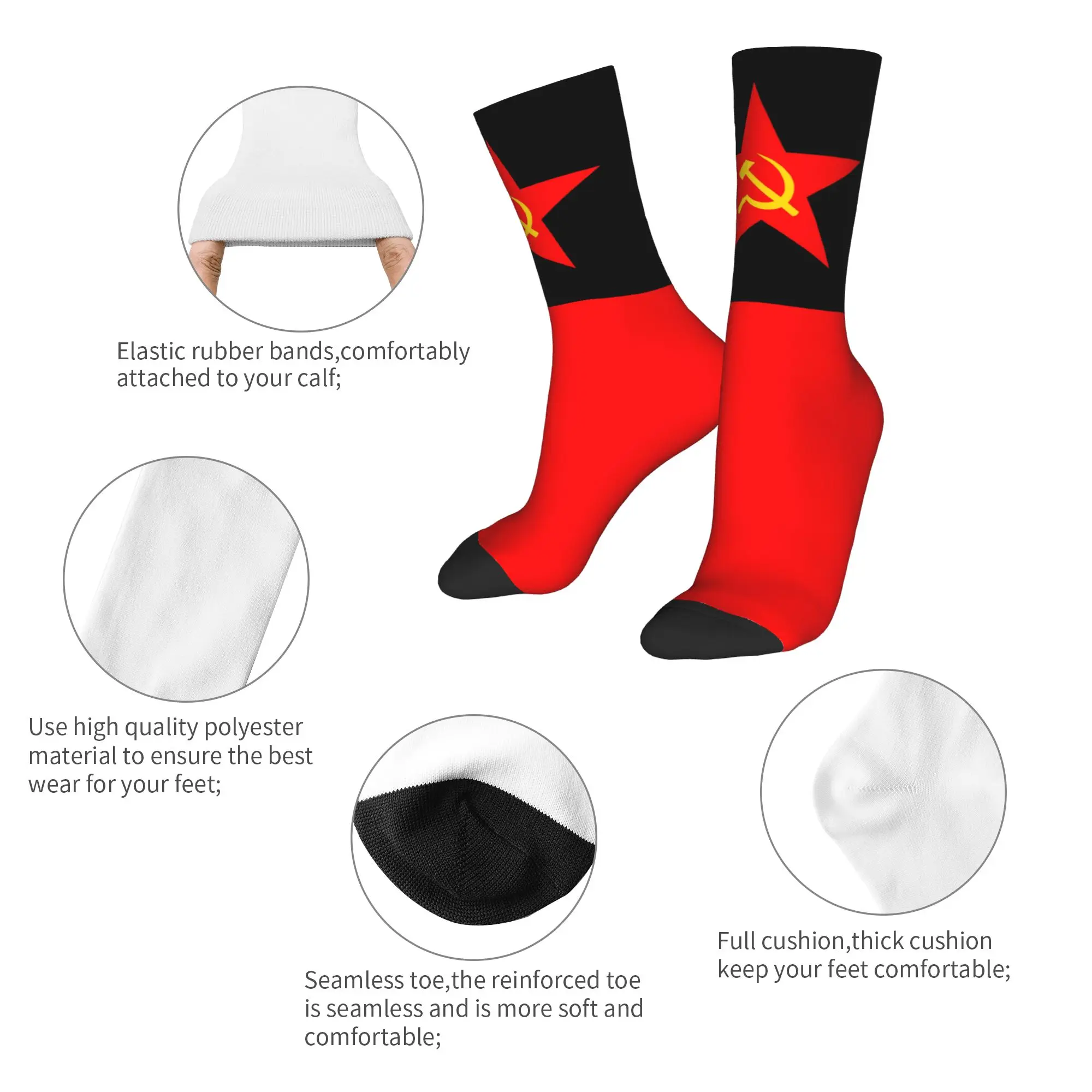 جوارب رجالية مطبوعة ثلاثية الأ - مراجعة Dress Sock Men وسعره