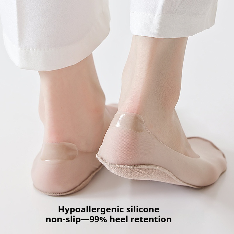 جوارب نسائية من قماش الحرير ال - مراجعة Toe Sock Split وسعره
