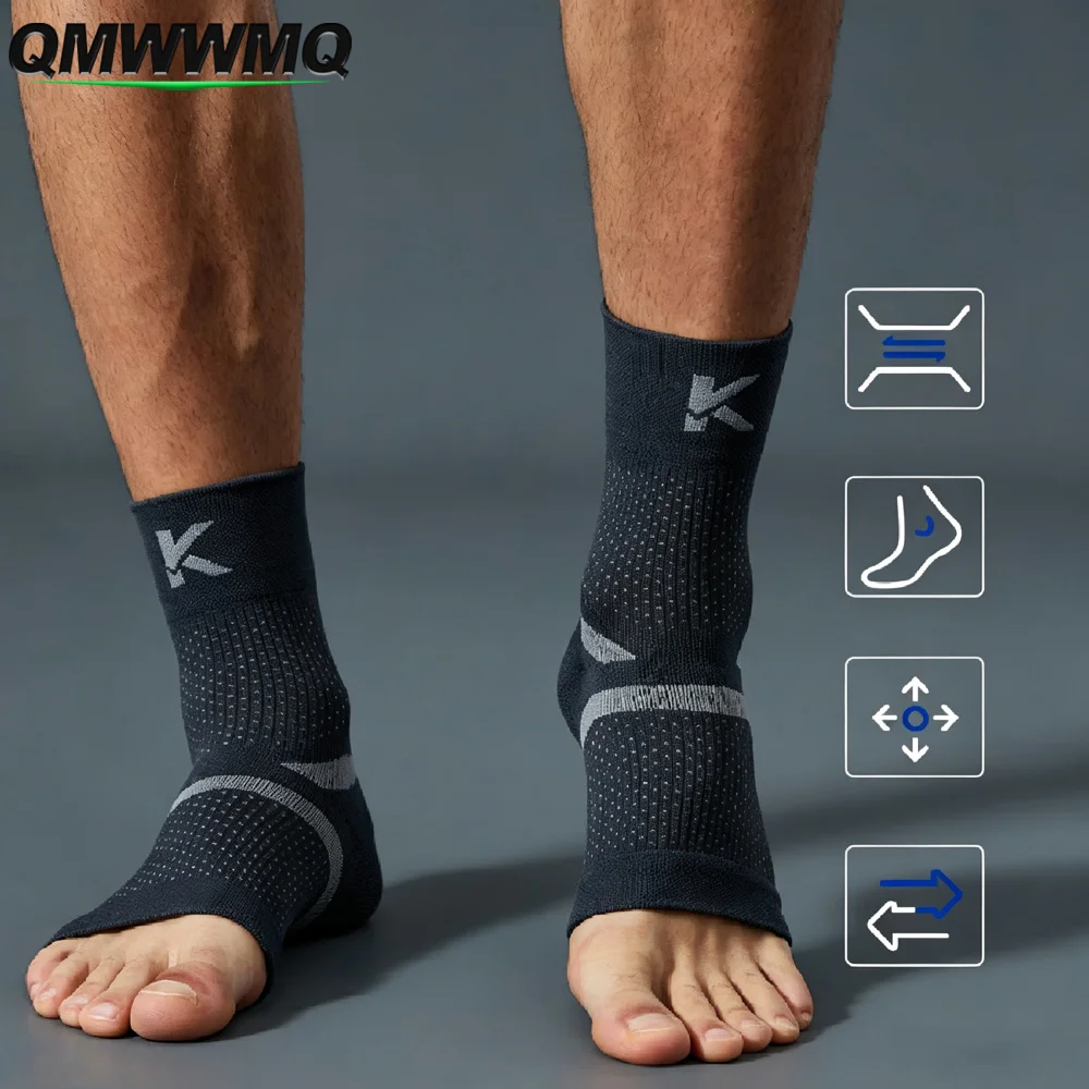 زوج واحد من أكمام دعم الكاحل ا - مراجعة Ankle Brace Sock وسعره
