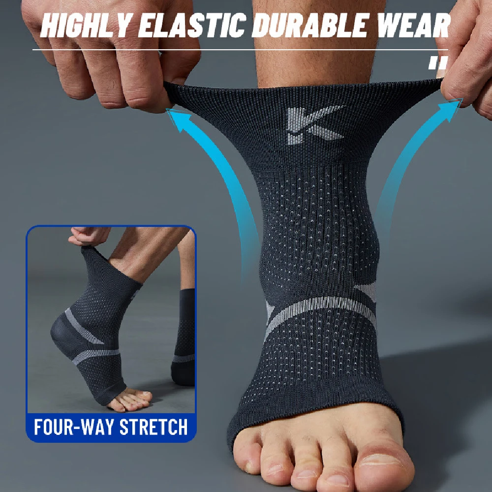 زوج واحد من أكمام دعم الكاحل ا - مراجعة Ankle Brace Sock وسعره