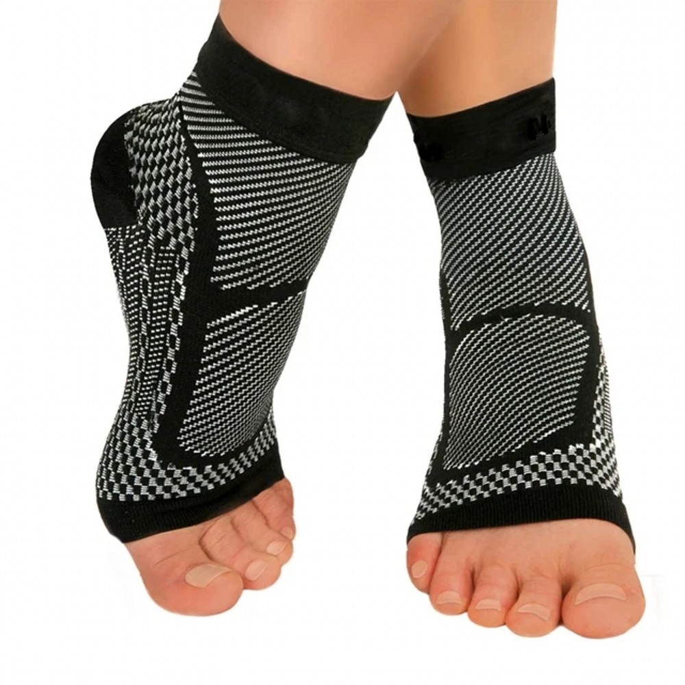 جلبة ضغط رياضية للكاحل ، جورب  - مراجعة Ankle Brace Sock وسعره